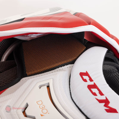 CCM Extreme Flex 5 Senior Chest & Arm Protector - White / Grey / Red
