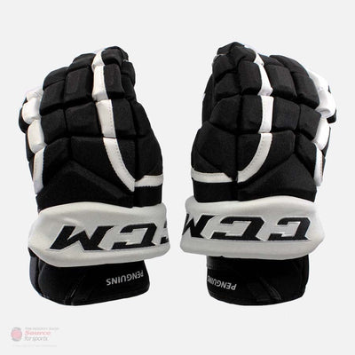 CCM HG12SP Pro Stock Hockey Gloves - Pittsburgh Penguins