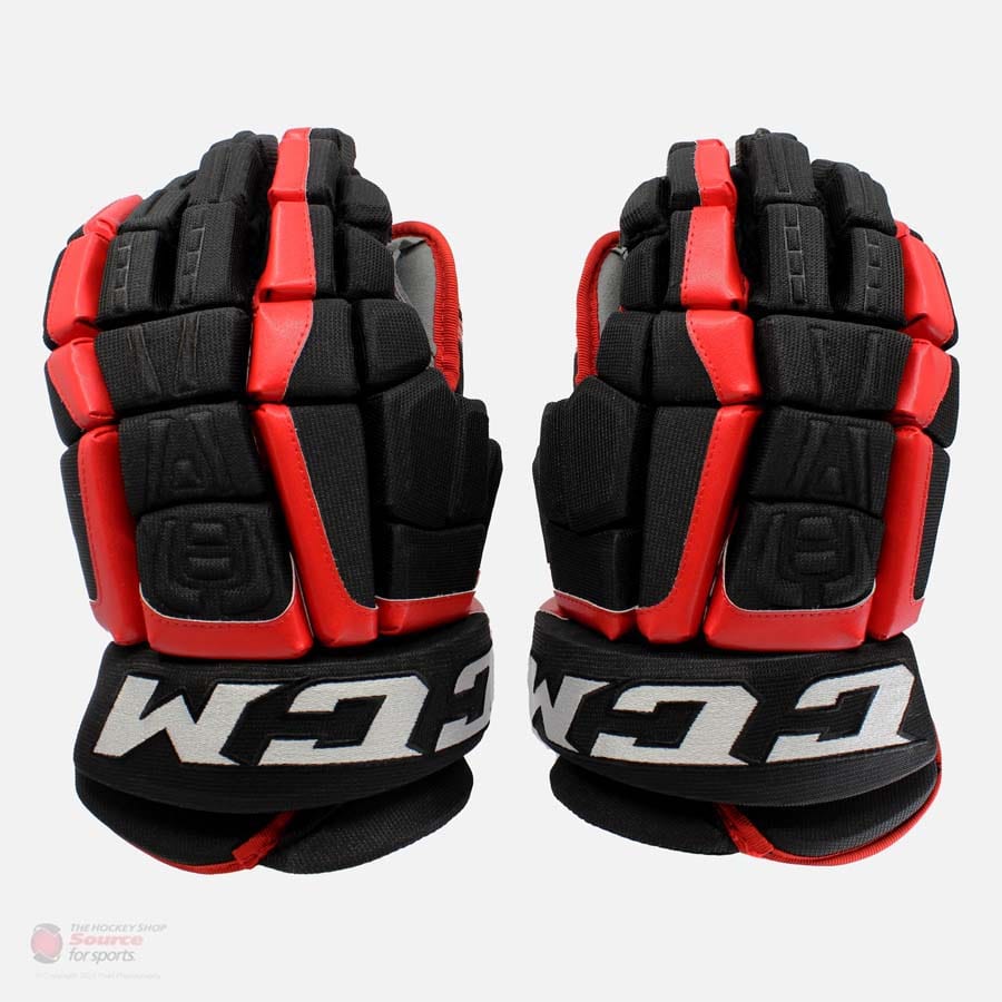 CCM HGCLPRSP Pro Stock Hockey Gloves - Chicago Blackhawks