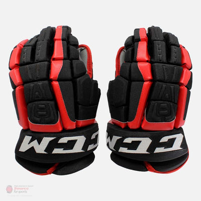 CCM HGCLPRSP Pro Stock Hockey Gloves - Chicago Blackhawks