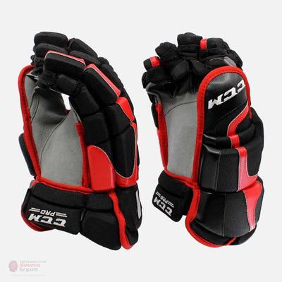 CCM HGCLPRSP Pro Stock Hockey Gloves - Chicago Blackhawks