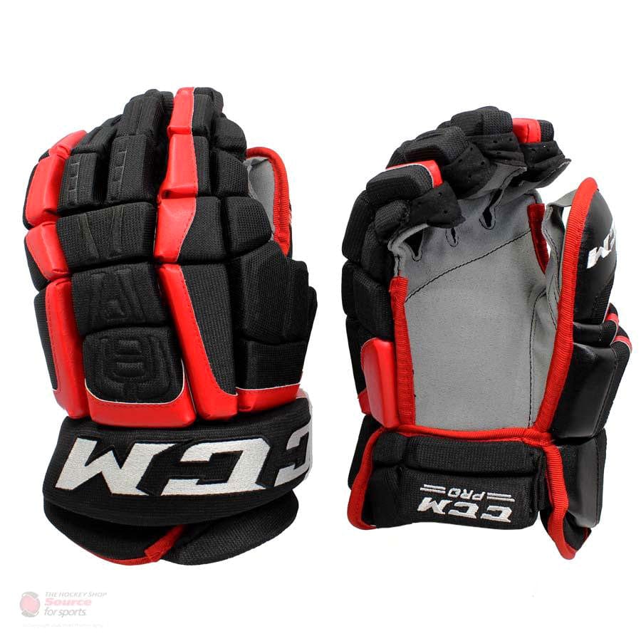 CCM HGCLPRSP Pro Stock Hockey Gloves - Chicago Blackhawks