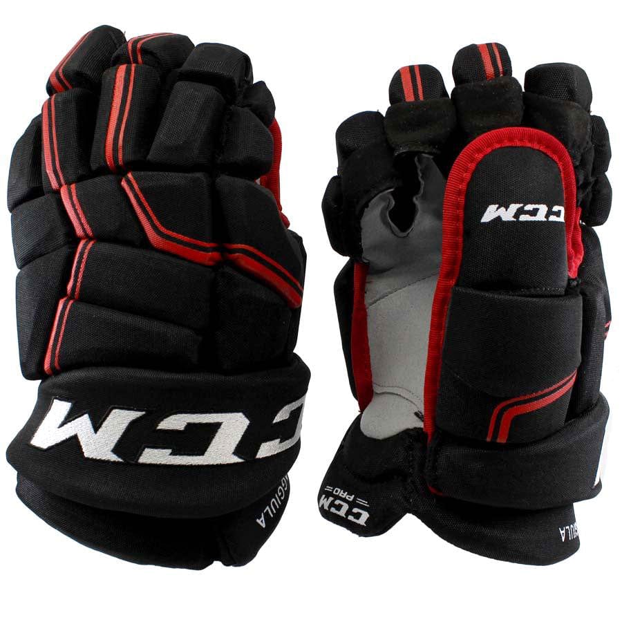 CCM HGQL Pro Stock Hockey Gloves - Drake Caggiula - Chicago Blackhawks