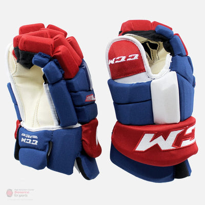 CCM HGTKSP Pro Stock Hockey Gloves - Montreal Canadiens