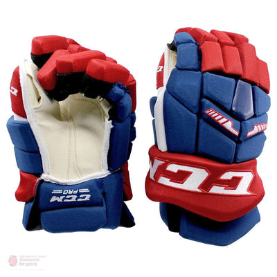 CCM HGTKSP Pro Stock Hockey Gloves - Montreal Canadiens