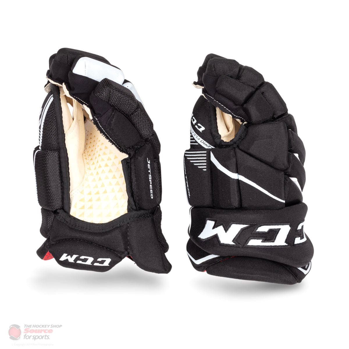 CCM Jetspeed Control Junior Hockey Gloves (2019)