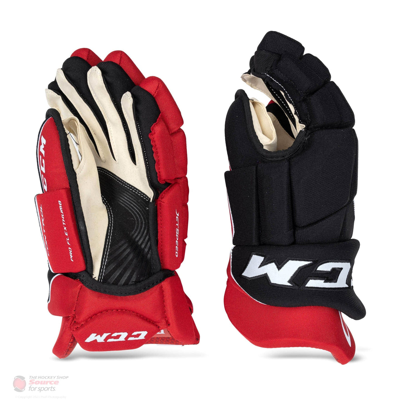 CCM Jetspeed Control Junior Hockey Gloves