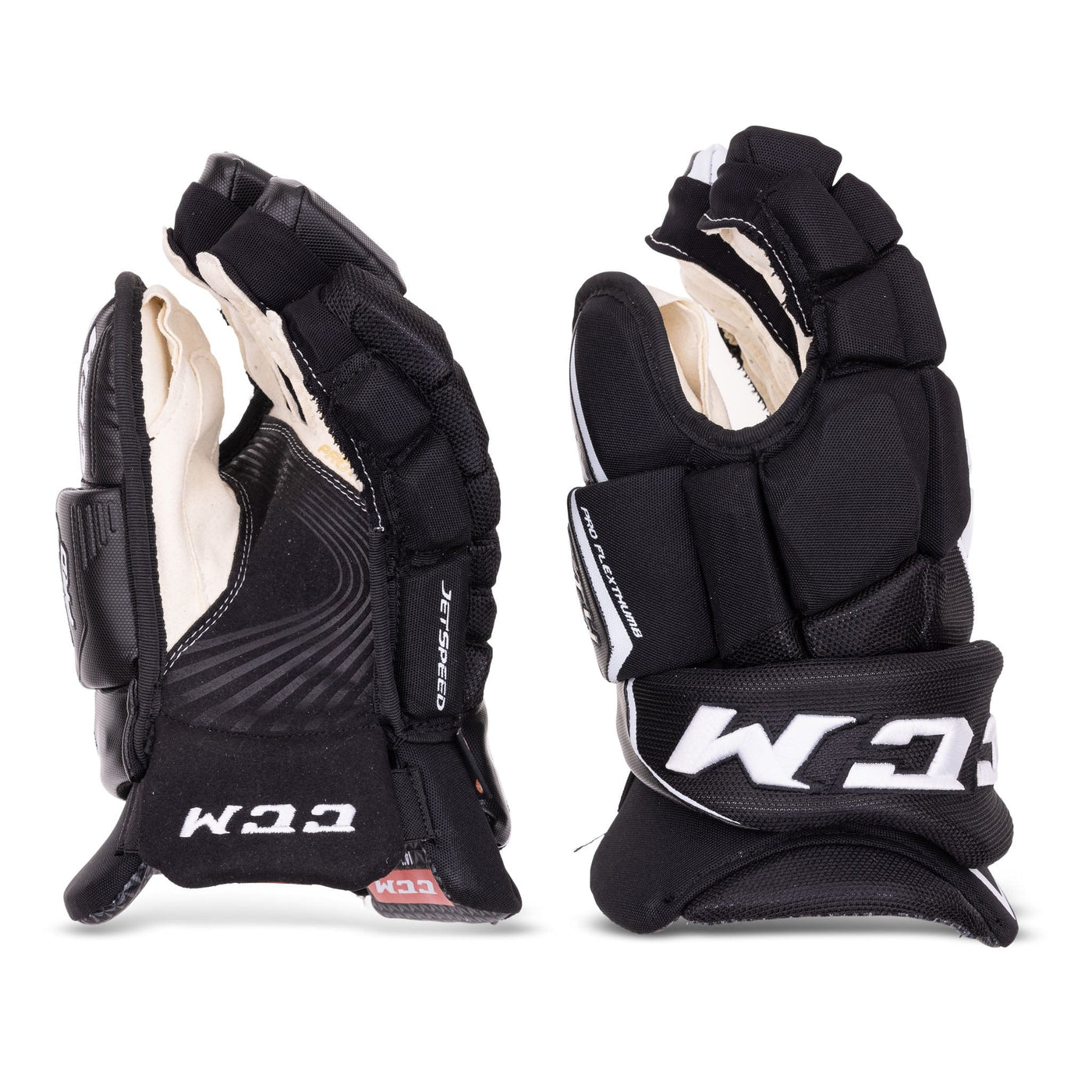 CCM Gloves CCM Jetspeed FT4 Pro Senior Hockey Gloves Black / White / 13" - TheHockeyShop
