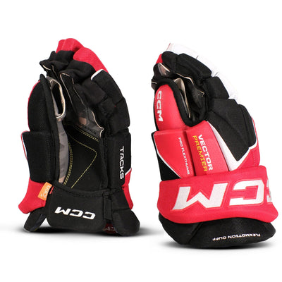CCM Tacks Vector Premier Junior Hockey Gloves - The Hockey Shop Source For Sports