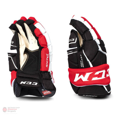CCM Tacks Vector Pro Junior Hockey Gloves