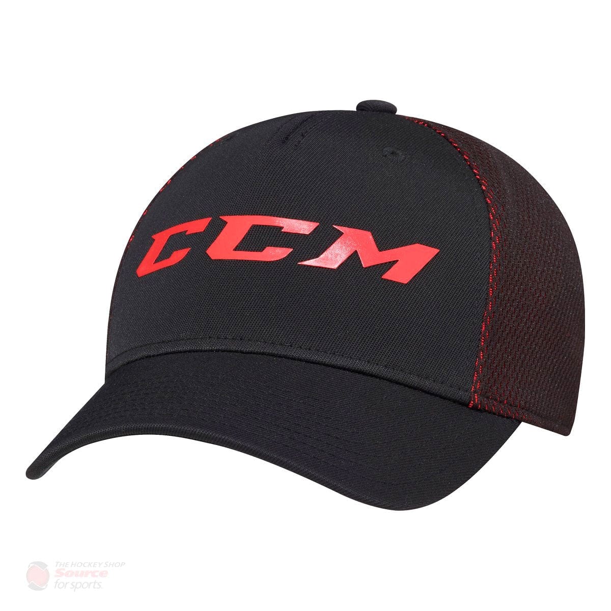 CCM Red Foam Mesh Flexfit Hat