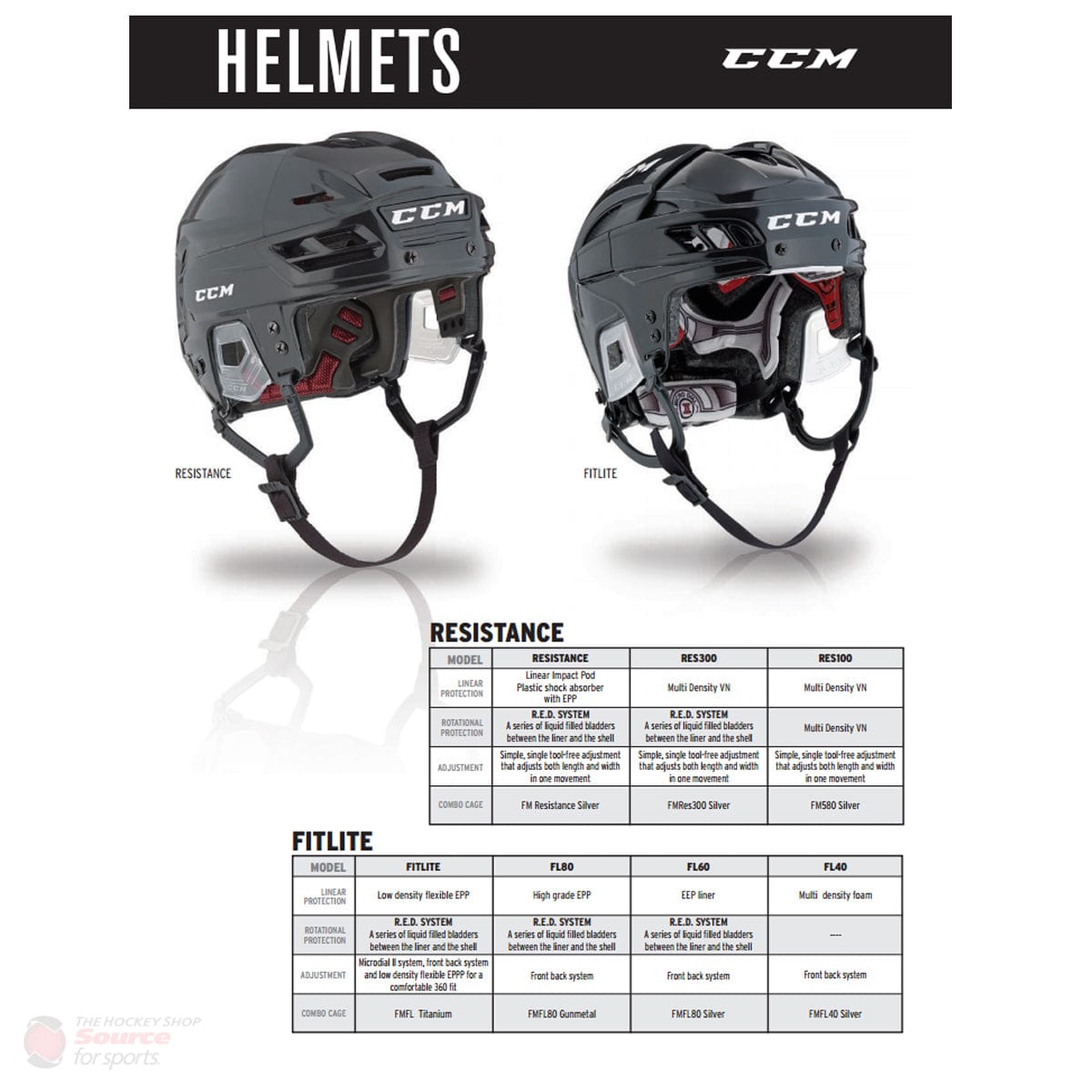 CCM FitLITE 60 Hockey Helmet