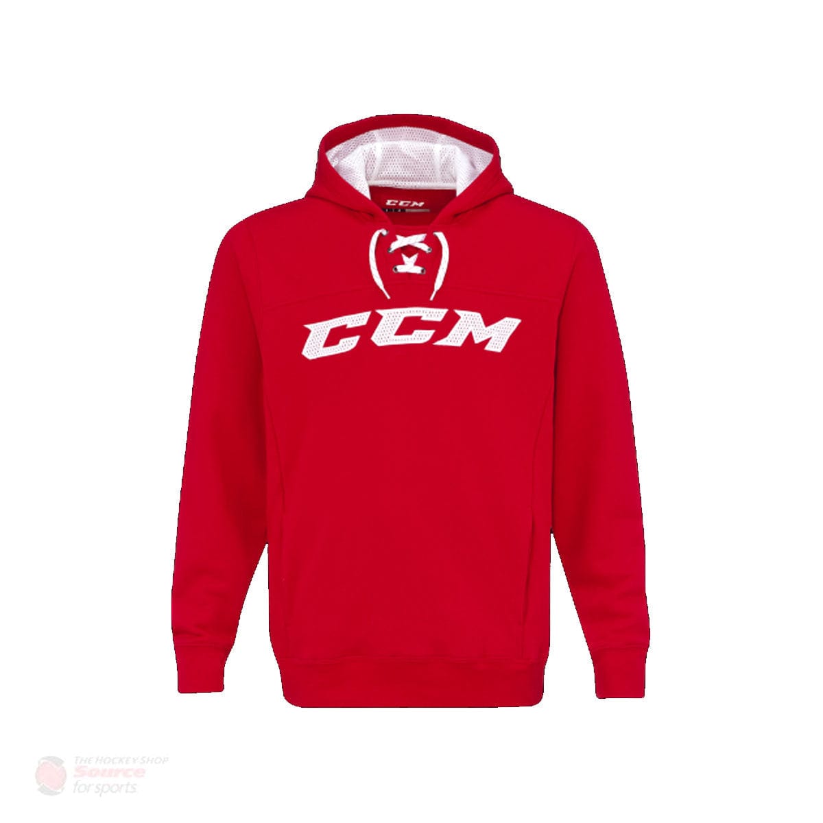 CCM Hoodies CCM True to Hockey Mens Hoodie Red / White / S - TheHockeyShop