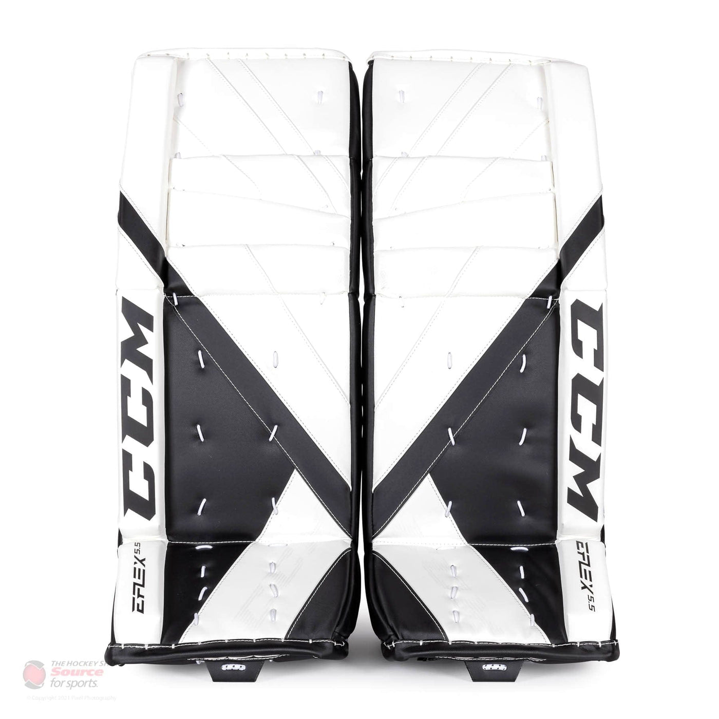 CCM Extreme Flex E5.5 Junior Goalie Leg Pads - Source Exclusive