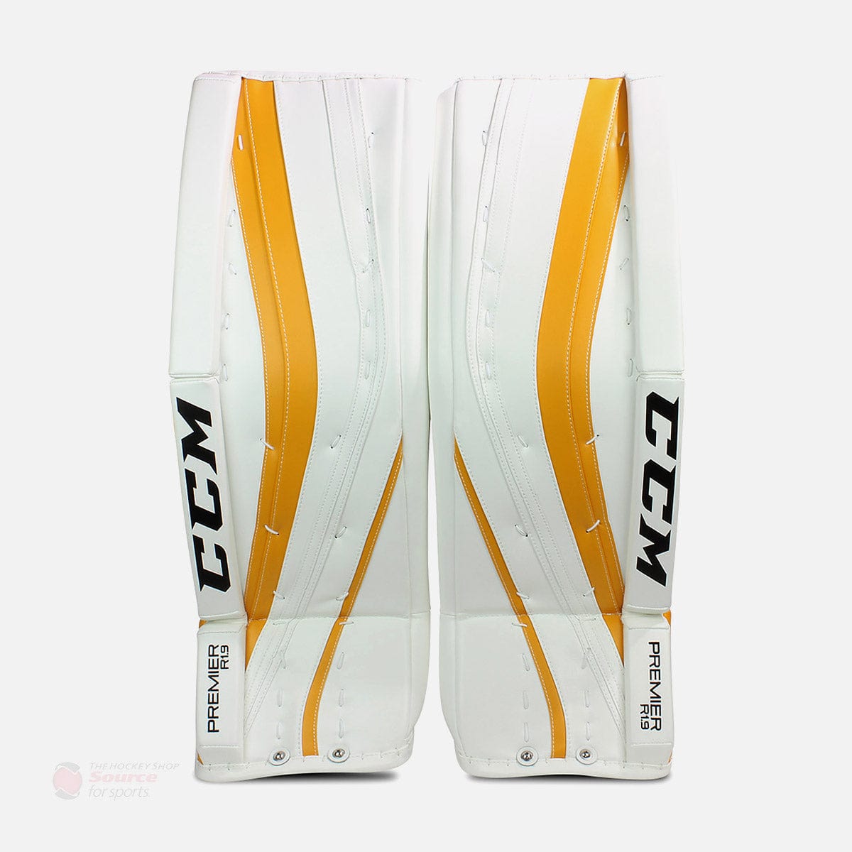 Used CCM PREMIER R1.9 30 Goalie Leg Pads Goalie Leg Pads