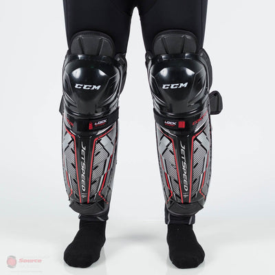 CCM Jetspeed Control Senior Hockey Shin Guards (2019)