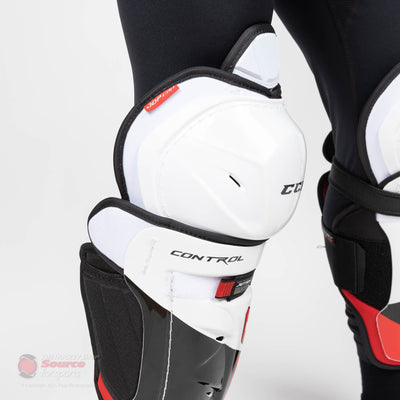 CCM Jetspeed Control Senior Hockey Shin Guards