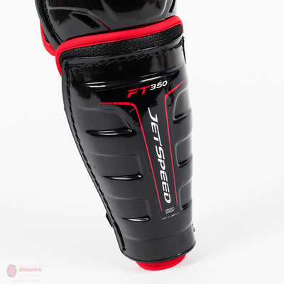 CCM Jetspeed FT350 Youth Hockey Shin Guards