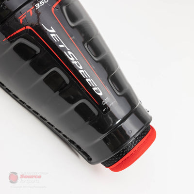 CCM Jetspeed FT350 Youth Hockey Shin Guards