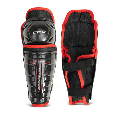 CCM Jetspeed FT350 Youth Hockey Shin Guards