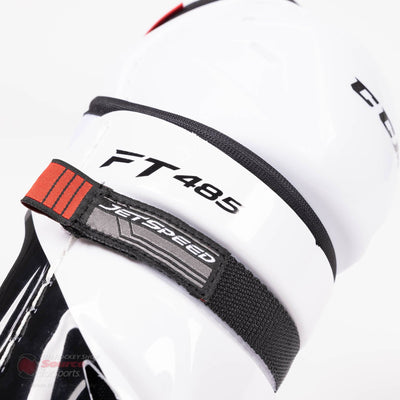 CCM Jetspeed FT485 Junior Hockey Shin Guards