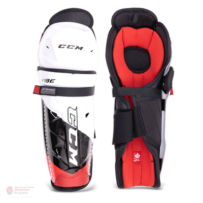 CCM Jetspeed Vibe Junior Hockey Shin Guards