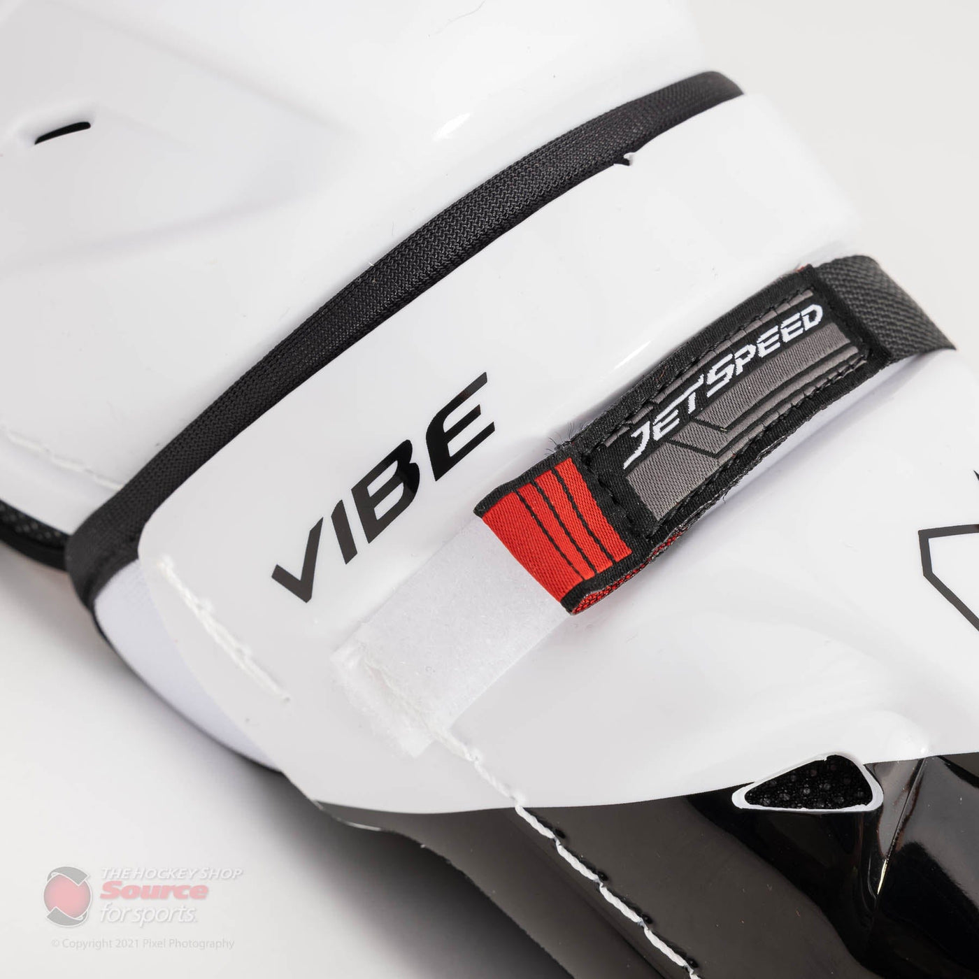 CCM Jetspeed Vibe Junior Hockey Shin Guards