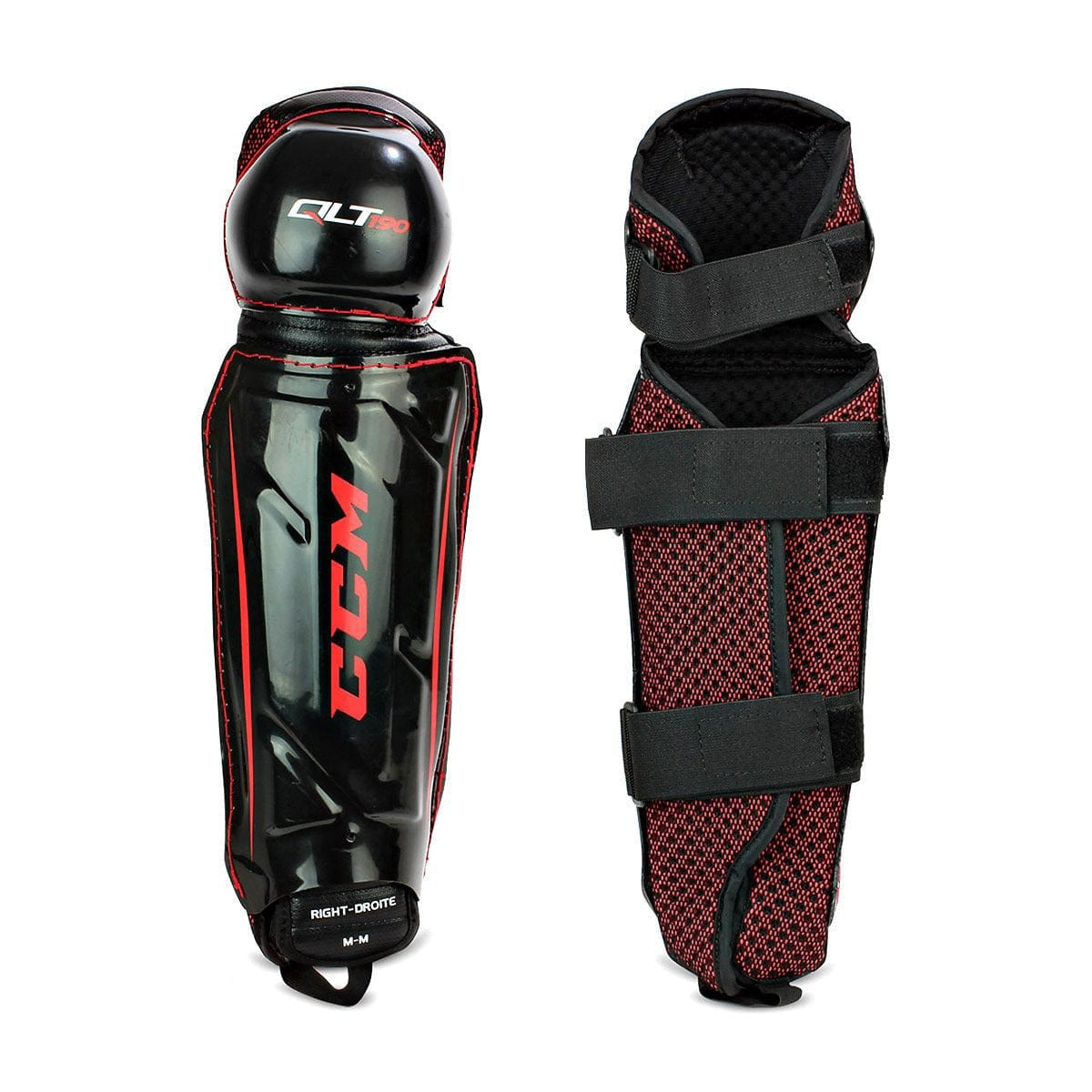 CCM QuickLite 190 Junior Ball Hockey Shin Guards