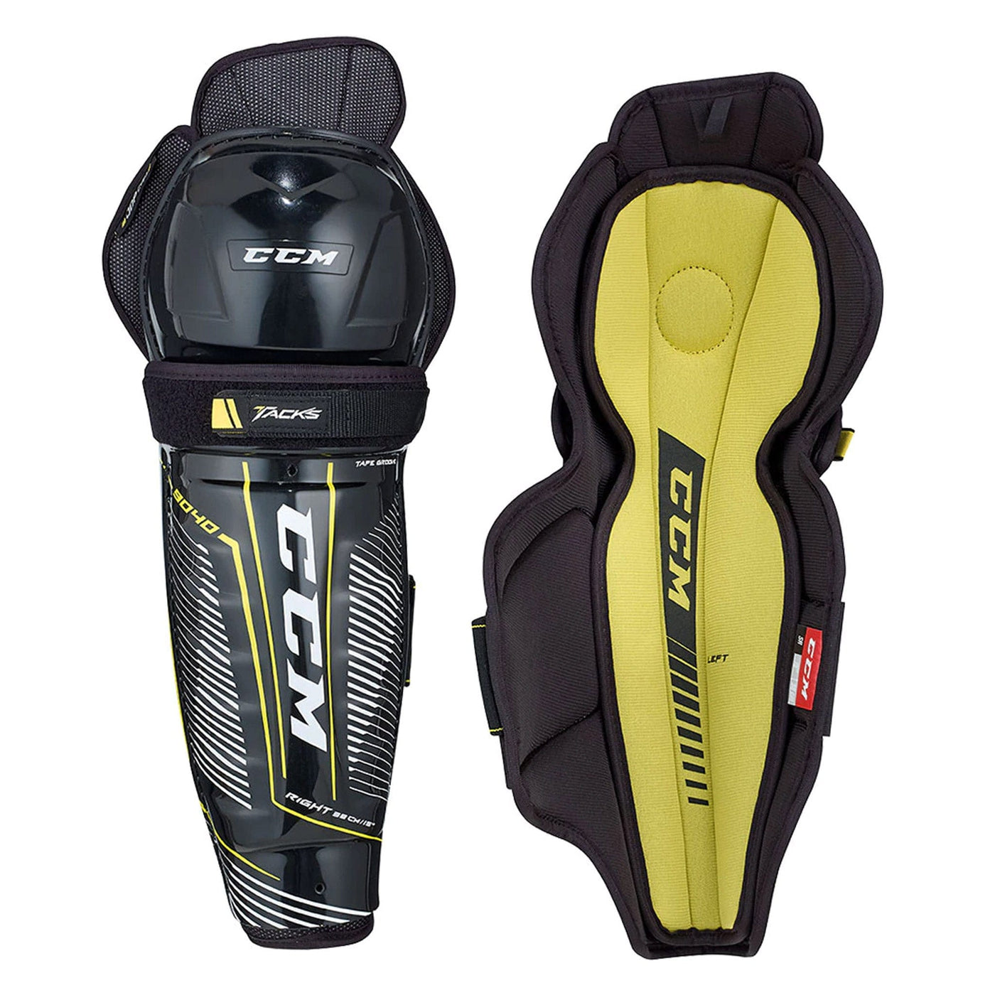 CCM Tacks 9040 Senior Hockey Shin Guards