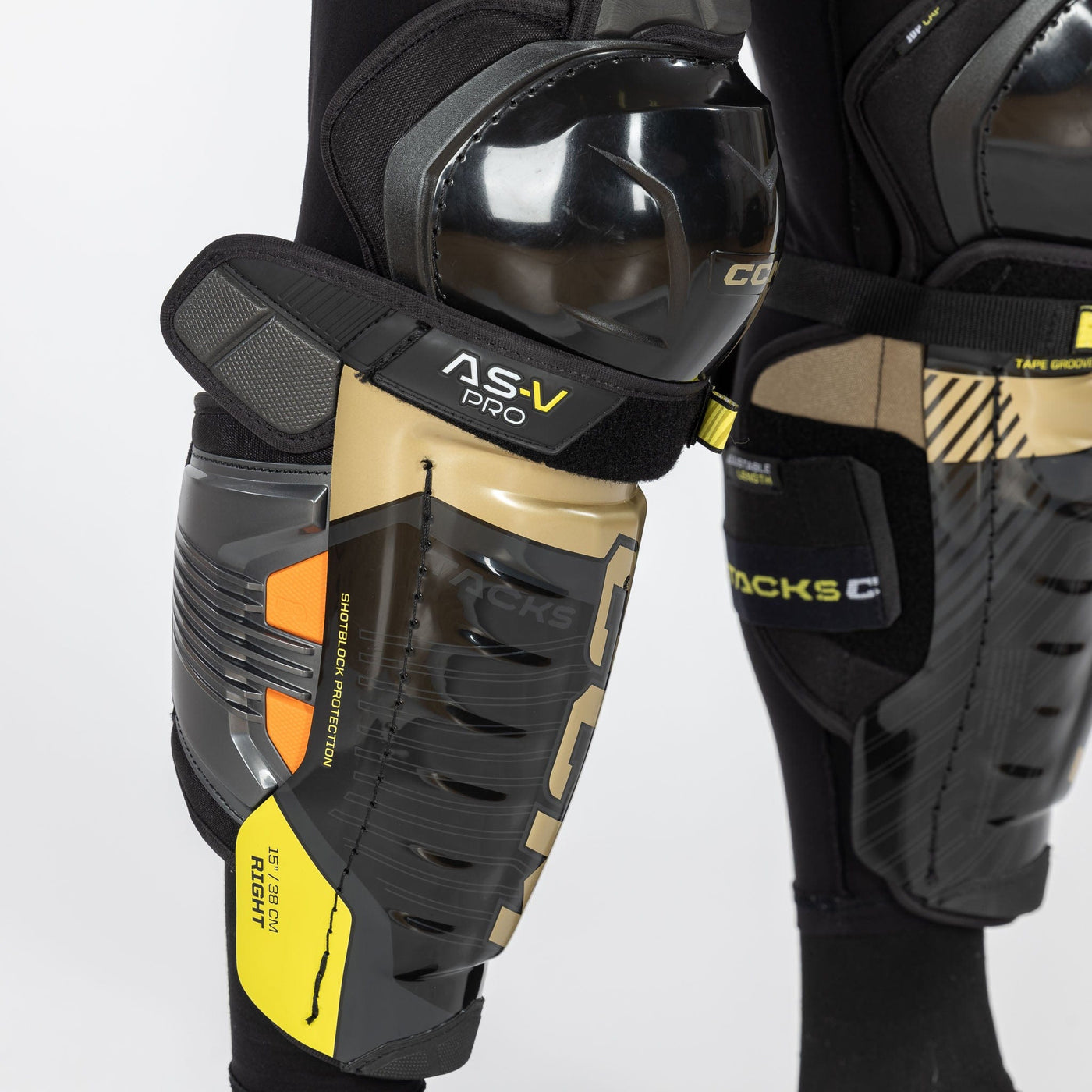 CCM Tacks AS-V Pro Senior Hockey Shin Guards - The Hockey Shop Source For Sports