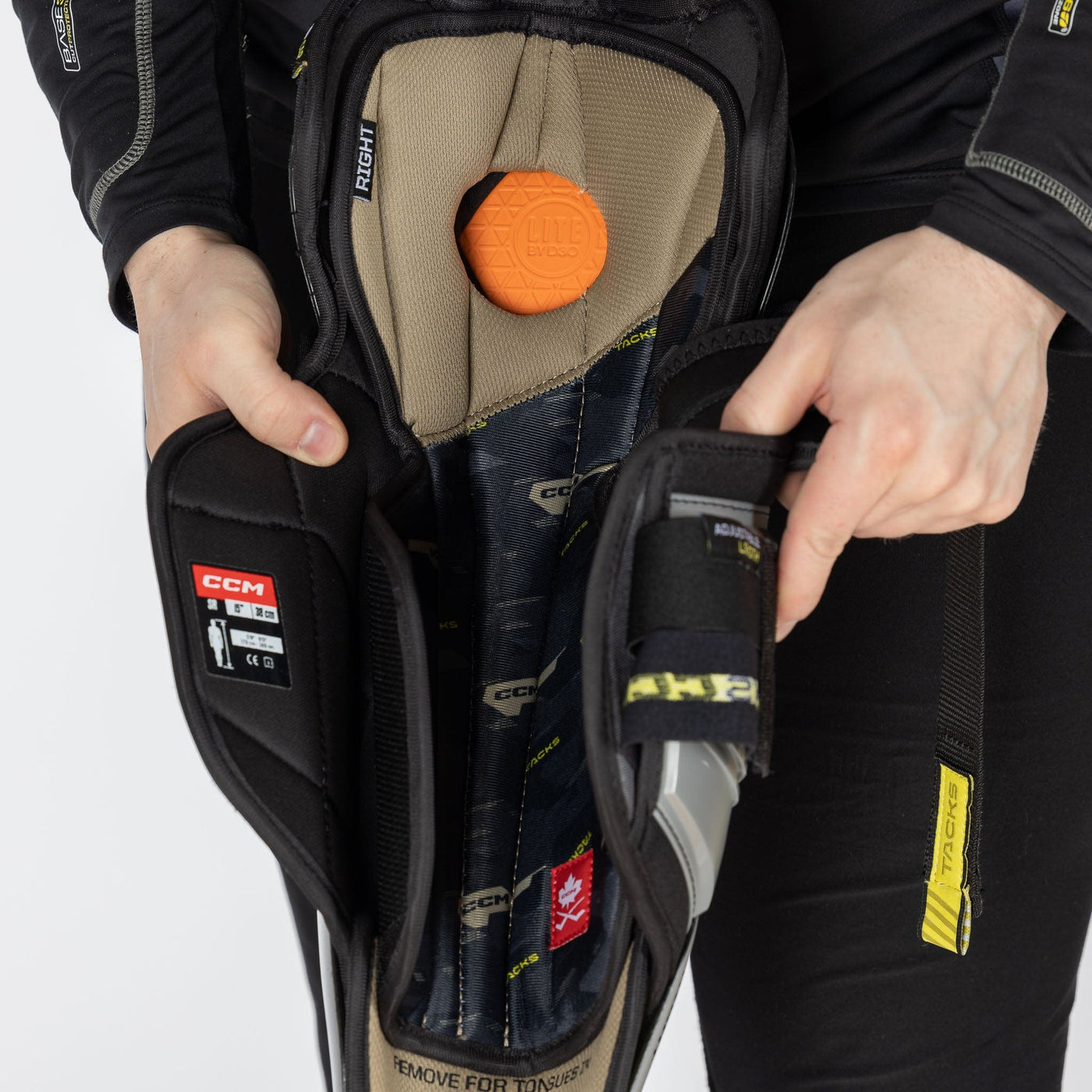 CCM Tacks AS-V Senior Hockey Shin Guards - The Hockey Shop Source For Sports