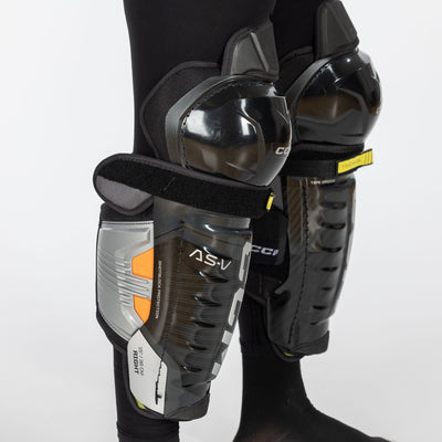 CCM Tacks AS-V Senior Hockey Shin Guards - The Hockey Shop Source For Sports