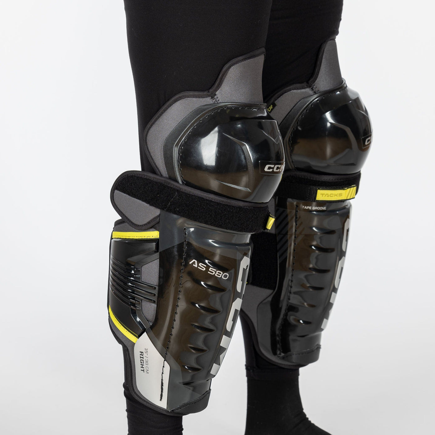 CCM Tacks AS580 Senior Hockey Shin Guards - The Hockey Shop Source For Sports