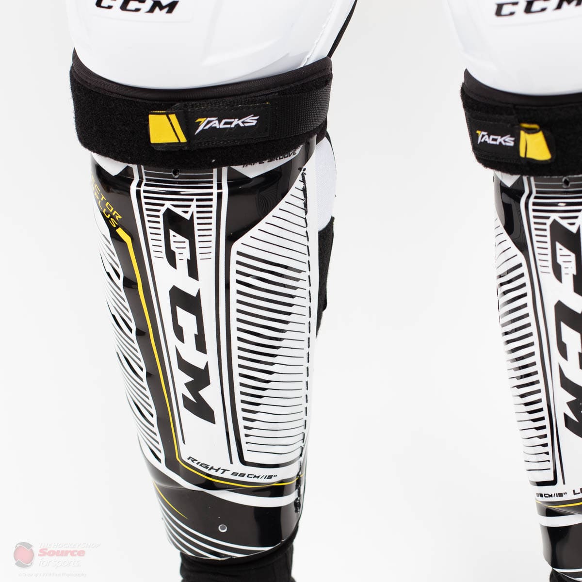 CCM Tacks Vector Plus Senior Hockey Shin Guards