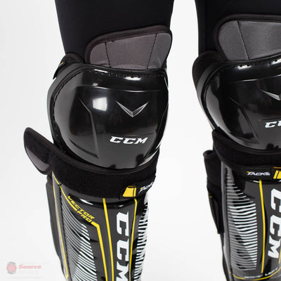 CCM Tacks Vector Pro Junior Hockey Shin Guards