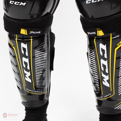 CCM Tacks Vector Pro Junior Hockey Shin Guards