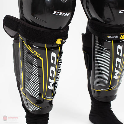 CCM Tacks Vector Pro Senior Hockey Shin Guards