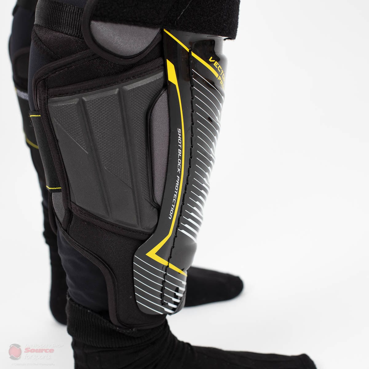 CCM Tacks Vector Pro Senior Hockey Shin Guards