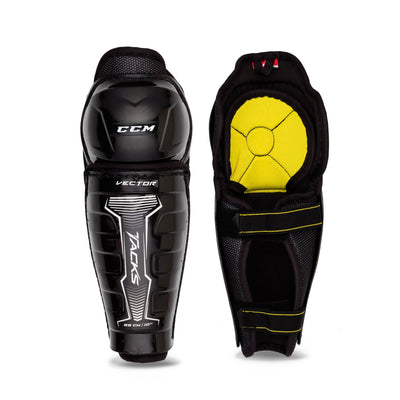 CCM Tacks Vector Youth Hockey Shin Guards