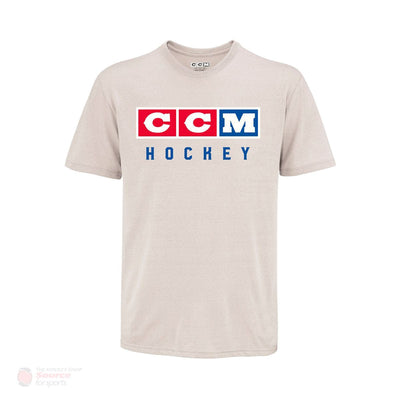 CCM Classic Logo Tri-Blend Shortsleeve Mens Shirt