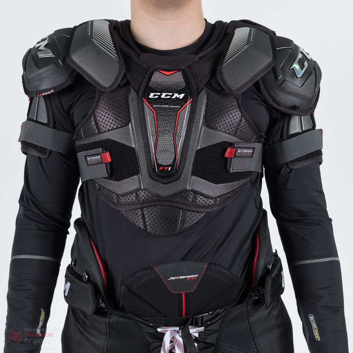 CCM Jetspeed FT1 Junior Hockey Shoulder Pads
