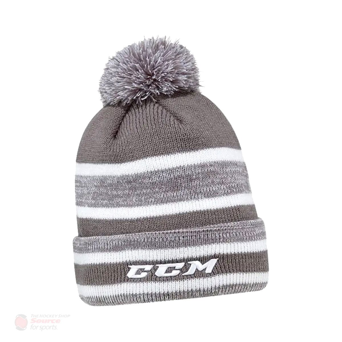 CCM Fleece Pom Knit Youth Toque