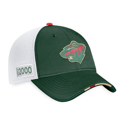 Minnesota Wild Fanatics Authentic Pro Draft Structured Trucker Hat - The Hockey Shop Source For Sports