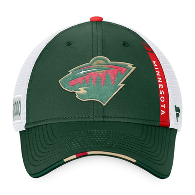 Minnesota Wild Fanatics Authentic Pro Draft Structured Trucker Hat - The Hockey Shop Source For Sports