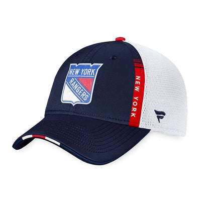 New York Rangers Fanatics Authentic Pro Draft Structured Trucker Hat - The Hockey Shop Source For Sports