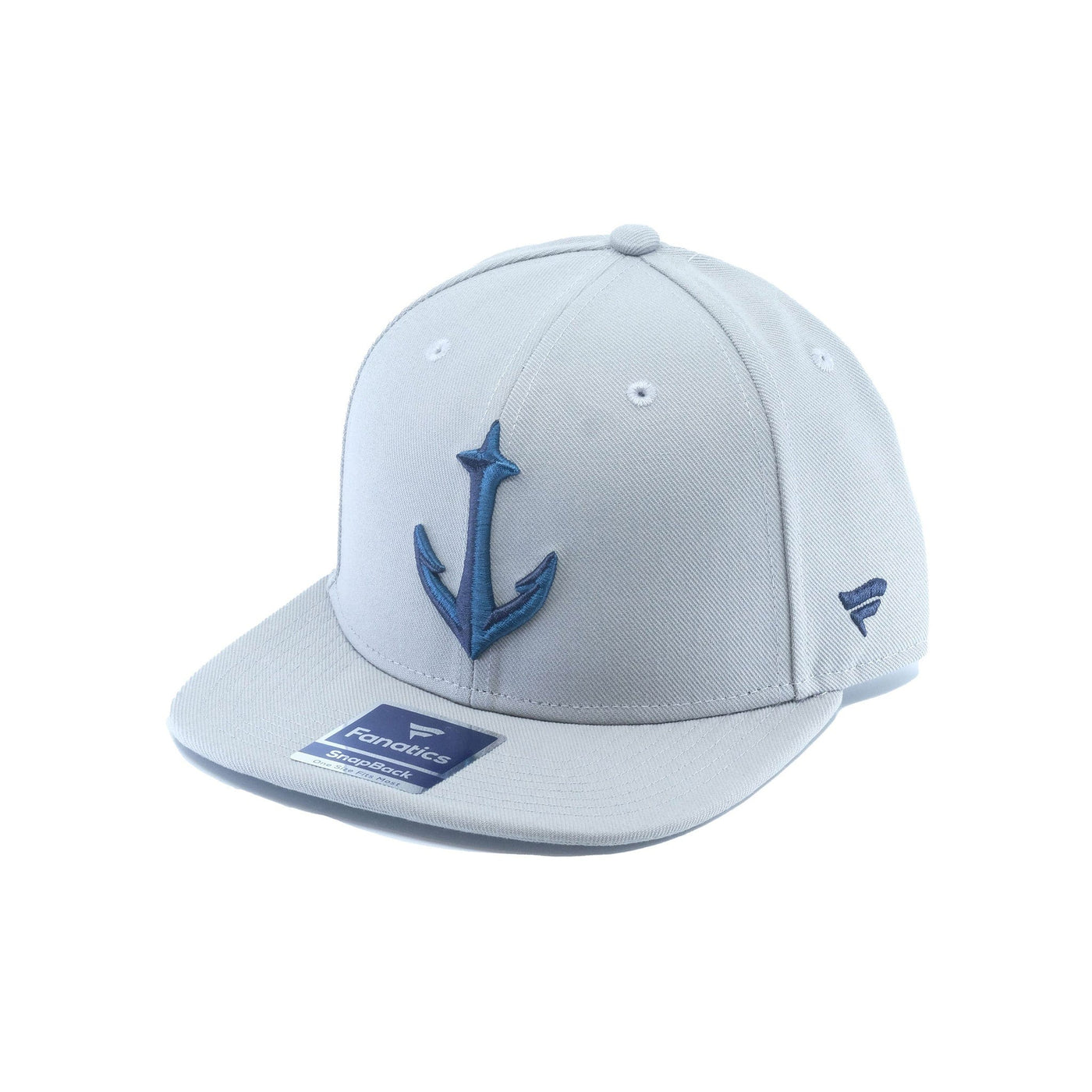 Seattle Kraken Hat Cap Snap Back Fanatics Anchor Logo One Size Blue NHL  Hockey