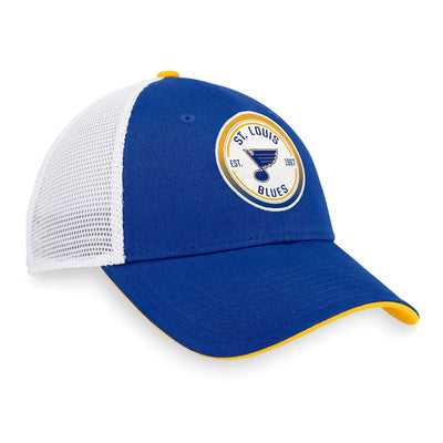 St. Louis Blues Fanatics Iconic Gradient Structured Trucker Hat - The Hockey Shop Source For Sports