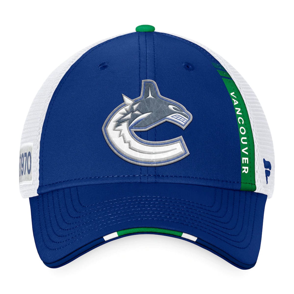 Vancouver Canucks Fanatics Authentic Pro Draft Structured Trucker Hat - The Hockey Shop Source For Sports