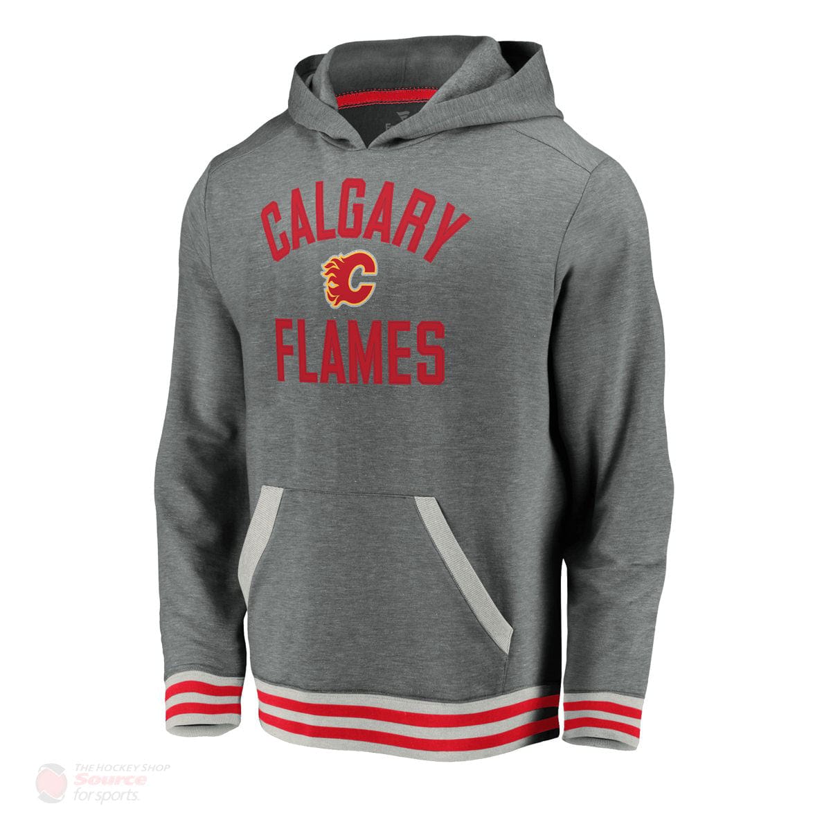 Calgary Flames Fanatics Upperclassmen Vintage Pullover Mens Hoody