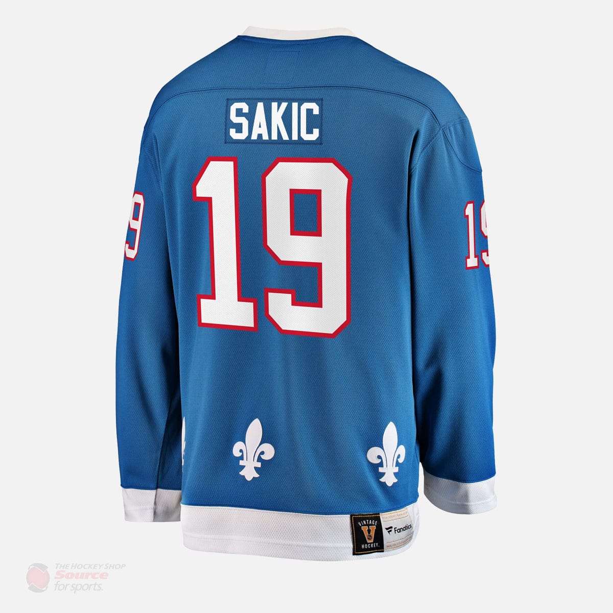 Quebec Nordiques Fanatics Breakaway Retired Senior Jersey - Joe Sakic